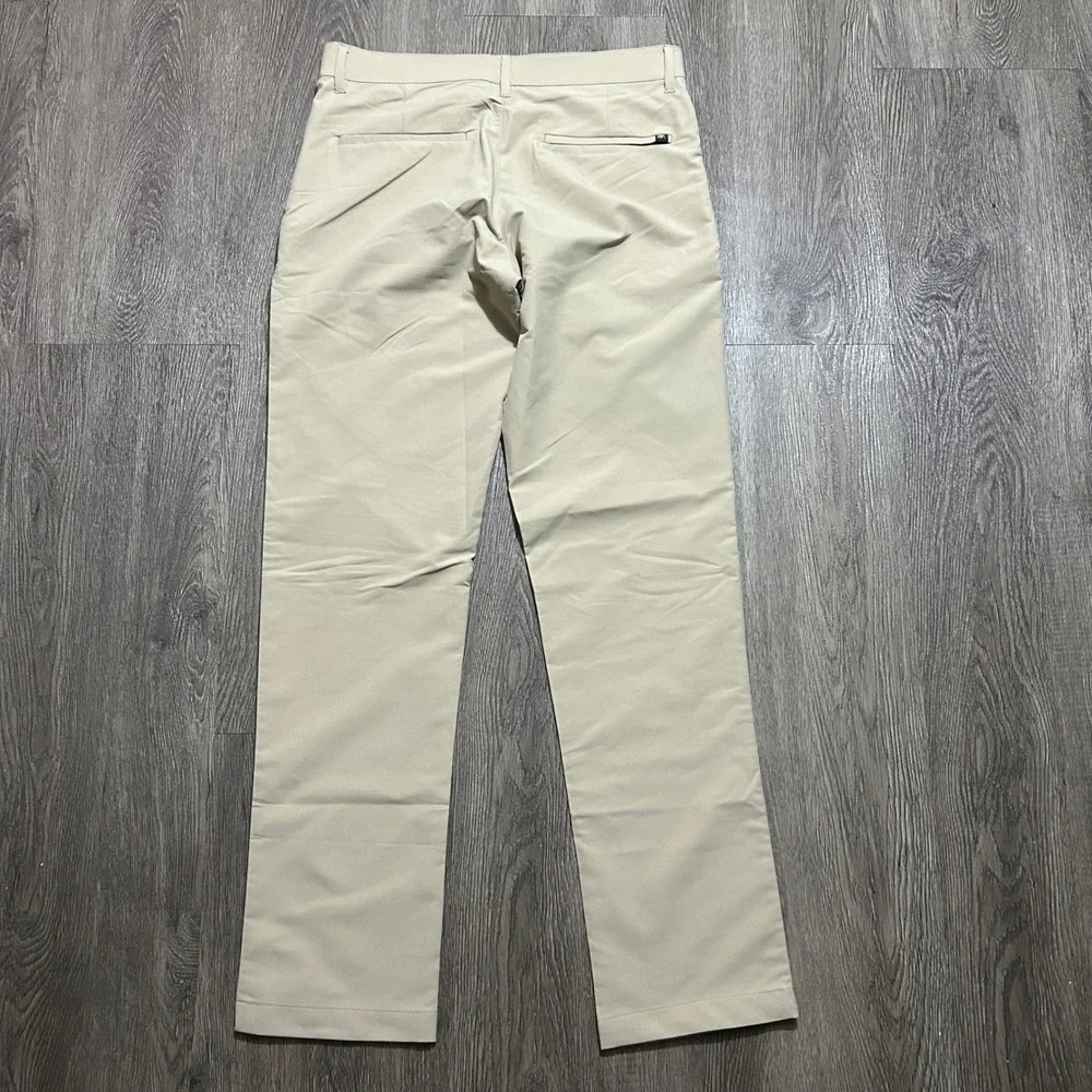 Banana Republic Core Temp Pants 30x32 Fits 30X31 Tan Khaki‎ Straight Leg Mens
